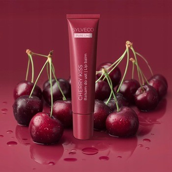 Sylveco Pure Line, balsam do ust, Cherry Kiss, 15 ml