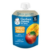 Gerber Natural, Deserek Jabłko mango, tubka, 6 m+, 80 g https://azcdn.doz.pl/image/d/product/77e43288-scale-180x180.png