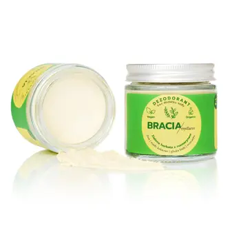 Bracia Mydlarze, dezodorant w kremie, Zielona herbata z Rozmarynem, 60 ml