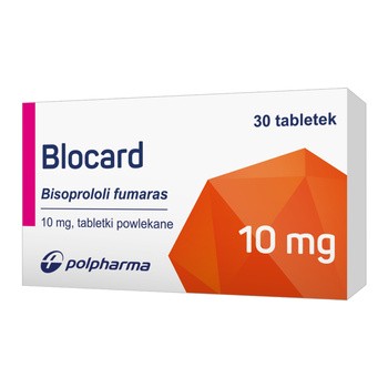 Blocard, 10 mg, tabletki powlekane, 30 szt.