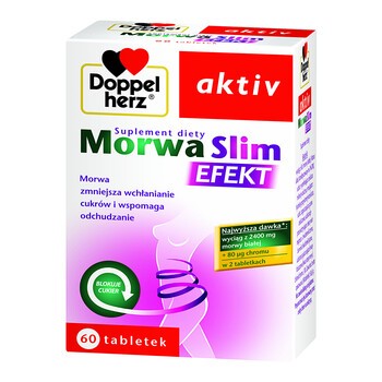Doppelherz aktiv Morwa Slim Efekt, tabletki, 60 szt.