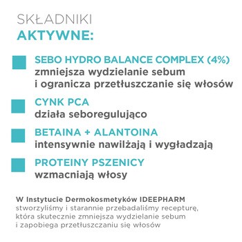 Idee Derm, dermatologiczny szampon normalizujący, 300 ml