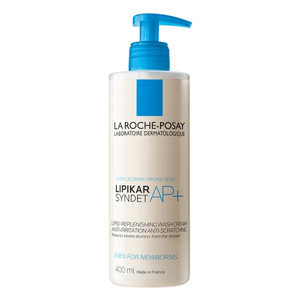 La Roche-Posay La Roche-Posay Lipikar Syndet AP+, krem myjący uzupełniający poziom lipidów, przeciw podrażnieniom skóry, 400 ml
