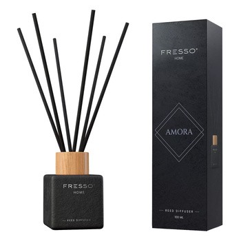 Fresso Home, Dyfuzor zapachowy z patyczkami Amora, płyn, 100 ml