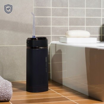 Zent Stream+, bezprzewodowy irygator do zębów, czarny, 1 szt.