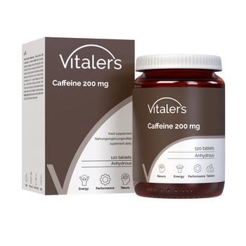 Vitalers Kofeina 200 mg, tabletki, 120 szt.