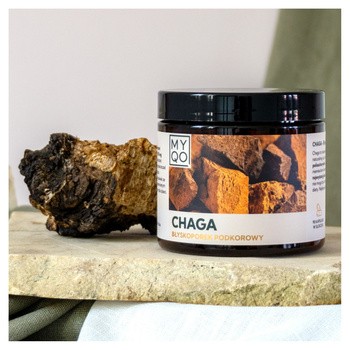 MYQO Chaga Błyskoporek podkorowy, kapsułki, 90 szt.