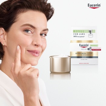 Eucerin Hyaluron-Filler + Elasticity, krem na noc, refill, 50 ml