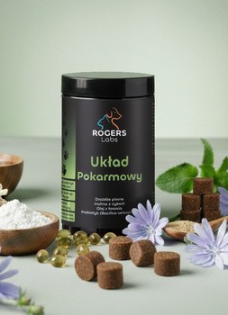 Rogers Labs Układ Pokarmowy, przysmaki dla psa, 180 g