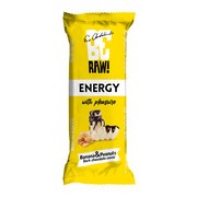 BeRaw! Energy, Banana&Nuts, baton energetyczny, 40 g        