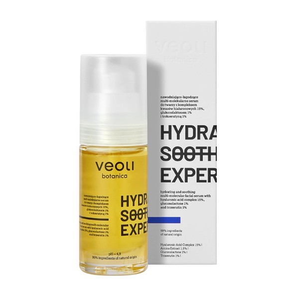 Veoli Botanica Veoli Botanica Hydra Soothing Expert, serum nawadniająco-łagodzące, 30 ml — Inhaltsstoffe und Bewertung