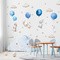 Sipo, Naklejki na ścianę dla dzieci, Niebieskie balony, 1 szt.
