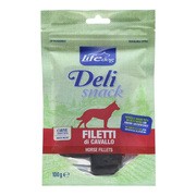 Life Dog Deli Snack Horse Fillets, suszone filety z koniny dla psów, 100 g https://azcdn.doz.pl/image/d/product/0fe28ad6-scale-180x180.png