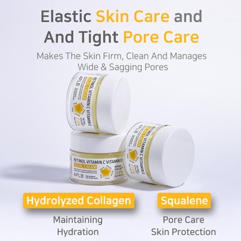 APLB Retinol Vitamin C Vitamin E Facial Cream, krem przeciwzmarszczkowy do twarzy z retinolem oraz witaminami C i E, 55 ml