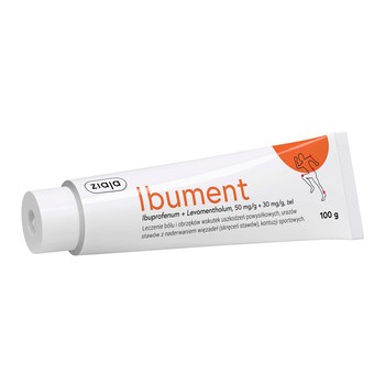 Ibument, (50 mg+30 mg)/g, żel, (Ziaja), 100 g, tuba