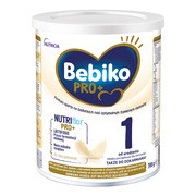 Bebiko PRO+ 1, mleko początkowe dla niemowląt, proszek, 700 g https://azcdn.doz.pl/image/d/product/cb120ede-scale-180x180.png