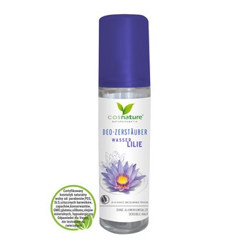 Cosnature, naturalny dezodorant, lilia wodna, spray, 75 ml