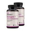 Zestaw 2 x Kolagen + kwas hialuronowy Pharmovit, kapsułki, 90 szt .
