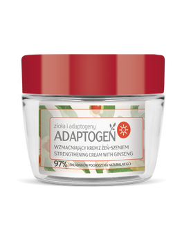 Flos-Lek Adaptogen, wzmacniający krem z żeń-szeniem na dzień, refill, 50 ml