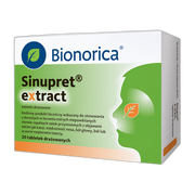 Sinupret extract, 160 mg, tabletki drażowane, 20 szt.