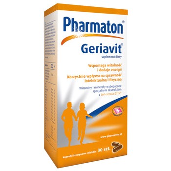 Pharmaton Geriavit, kapsułki miękkie, 30 szt.