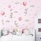 Sipo, Naklejki na ścianę dla dzieci, Różowe balony, 1 szt.
