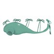 RecoWear Ubranko ochronne Fit aqua, rozmiar 10, 1 szt.