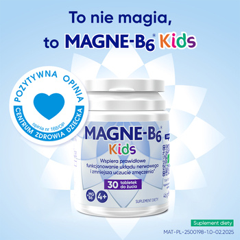 Magne-B6 Kids, tabletki do żucia, smak arbuzowy, 30 szt.