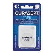 Curasept Floss PTFE, płaskie nici dentystyczne, 35 m