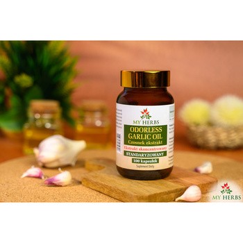 Odorless Garlic Oil, kapsułki, 100 szt.