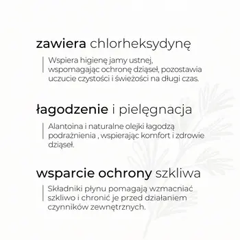 Sylveco, ziołowy płyn do płukania jamy ustnej z chlorheksydyną, 500 ml