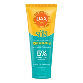 Dax Sun, After Sun, balsam po opalaniu rodzinny z 5% D-pantenol travel, 100 ml