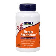 alt Now Foods Brain Attention, tabletki do żucia, 60 szt.