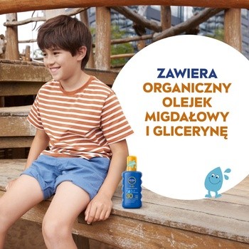 Nivea Sun Kids, ochronny spray do opalania SPF 30, 200 ml