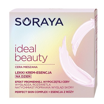 Soraya Ideal Beauty, lekki krem-esencja na dzień, cera mieszana, 50 ml