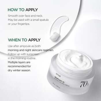 Anua Heartleaf 70% Intense Calming Cream, intensywny krem kojący, 50 ml