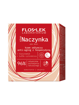 Flos-Lek Stop Naczynka, krem odżywczy anti-aging z hesperydyną, 50 ml