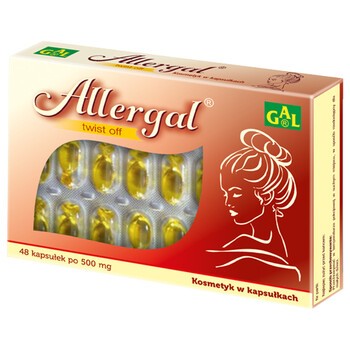 Gal, Allergal, kapsułki żelatynowe, 48 szt