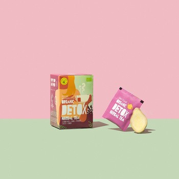 Diet-food, Bio Detox Herbal Tea, herbata ziołowa z trawą cytrynową, 20 x 1,5 g