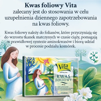 Vita Kwas foliowy, tabletki, 30 szt.