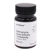 Sundose Sylimaryna, kwas foliowy i fosfolipidy, kapsułki, 30 szt. https://azcdn.doz.pl/image/d/product/3bea72ab-scale-180x180.png