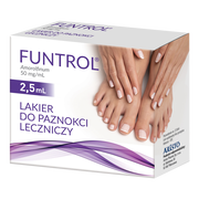 Funtrol, 50 mg/ml, lakier do paznokci leczniczy, 2,5 ml