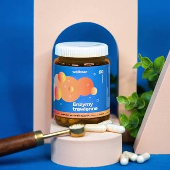 Wellbear Enzymy trawienne, kapsułki, 60 szt.