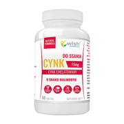 Wish Cynk 15 mg, tabletki do ssania, 60 szt.