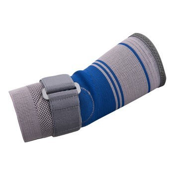 Qmed Elbow Safe, orteza stawu łokciowego, szaro-niebieska, 1 szt.