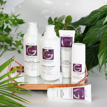 Pharmaceris Regenovum, balsam nawilżająco - ujędrniający z formułą witaminową i ochroną mikrobioty do ciała, 400 ml