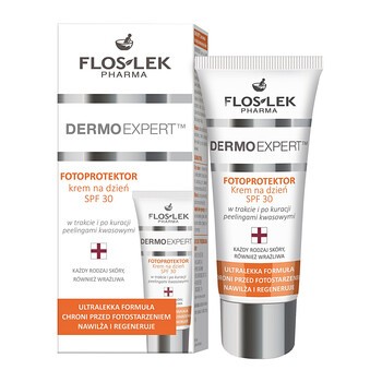 FlosLek Pharma Dermoexpert, Fotoprotector, krem na dzień, SPF30, 30 ml