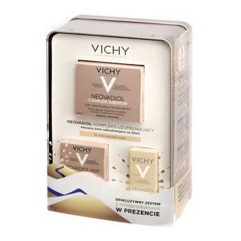 Zestaw Promocyjny Vichy Neovadiol, krem na dzień, skóra sucha, 50 ml + krem na noc, 15 ml + serum, 3 ml