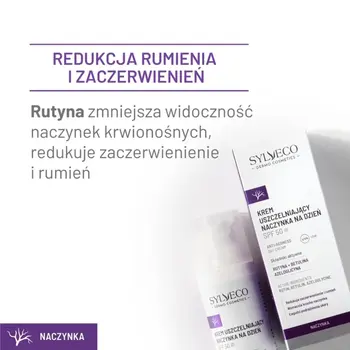 Sylveco Dermo Naczynka, krem uszczelniający naczynka na dzień SPF 50, 50 ml