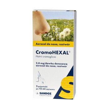 Cromohexal, aerozol do nosa, (20 mg / ml), 2 x 15 ml